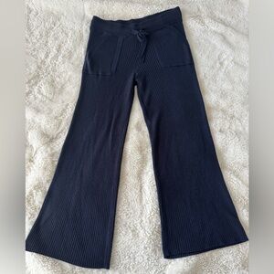 Splendid Georgie Cashblend rib pant in Navy